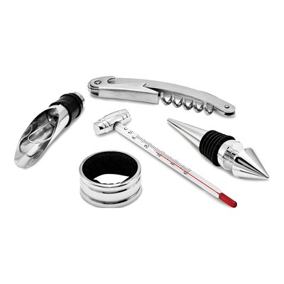 Five Piece Wine Gift Set in Wooden Box – view 3