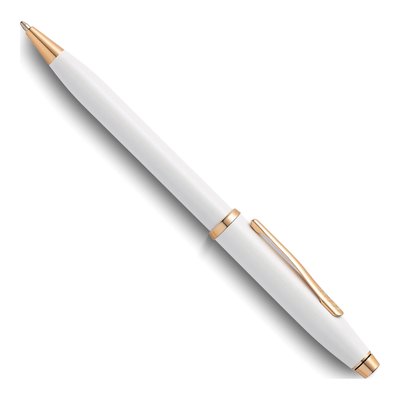 Cross Century II White Lacquer Ballpoint Pen