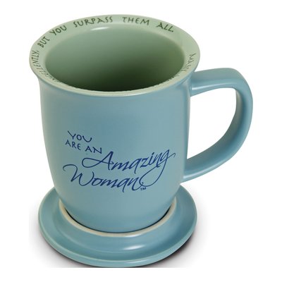 Amazing Woman Proverbs 31:29 Mug & Coaster Set – view 2