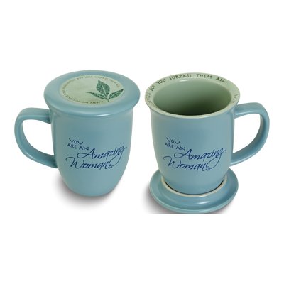 Amazing Woman Proverbs 31:29 Mug & Coaster Set – view 3