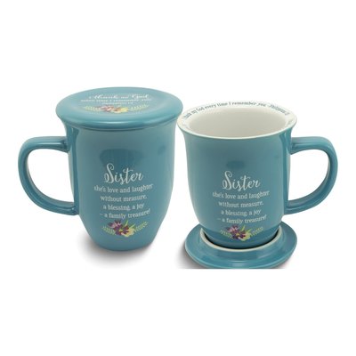 SISTER Philippians 1:3 Ceramic Mug & Coaster Set