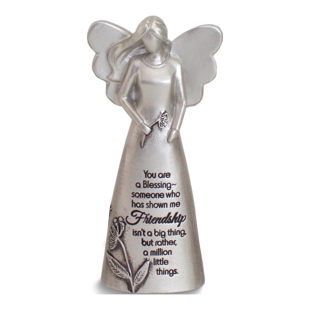Silver-Tone Angel Friendship Figurine, Boxed Gift