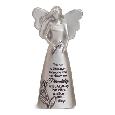Silver-Tone Angel Friendship Figurine, Boxed Gift
