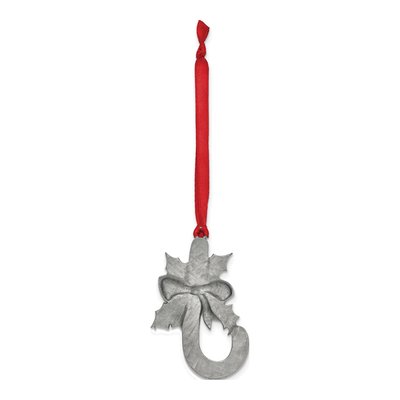 Candy Cane Ornament on Ribbon, Gift Boxed with Card – view 3