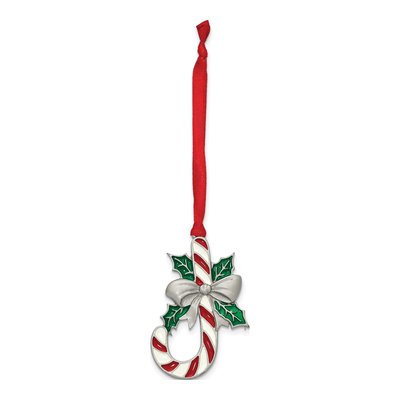 Candy Cane Ornament on Ribbon, Gift Boxed with Card – view 4