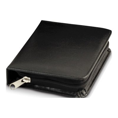 Black Leather 4-Piece Stainless Steel Manicure Set – view 3