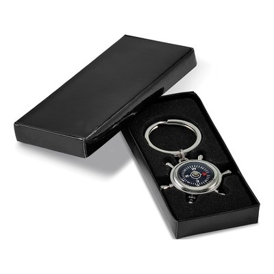 Compass & Ship's Wheel Key Ring – view 3
