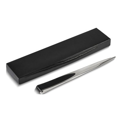 Stainless Steel & Black Enamel Letter Opener Gift – view 2