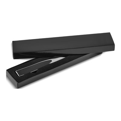 Stainless Steel & Black Enamel Letter Opener Gift – view 3