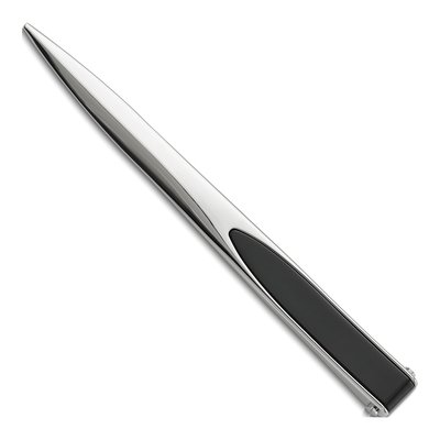 Stainless Steel & Black Enamel Letter Opener Gift
