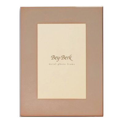 Copper-Tone Lacquer 4x6 Picture Frame with Easel Back