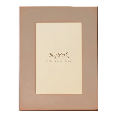Copper-Finished 5x7 Picture Frame with Easel Back