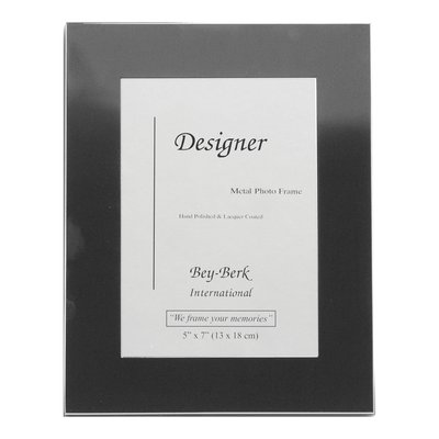 Gunmetal-Plated 4x6 Photo Frame
