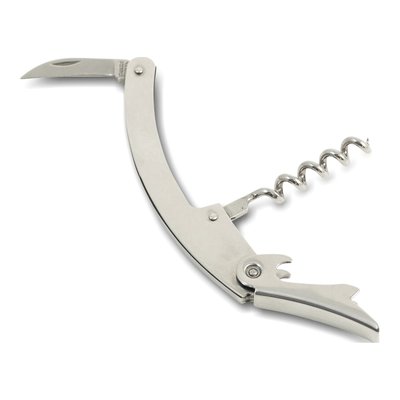 Stainless Steel Bar Tool - Corkscrew & Opener