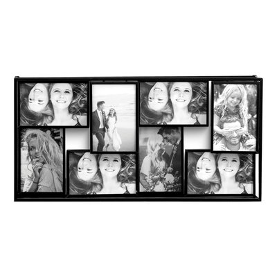 Black 8-Opening 4x6 Collage Gallery Frame