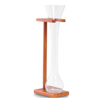 Half Yard of Ale Glass with Wooden Stand