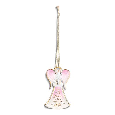 Glass Baron "So Blessed" Angel Figurine Ornament – view 2