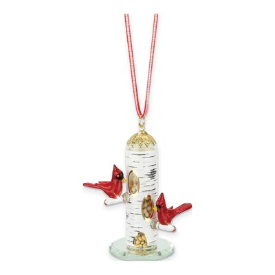 Glass Baron Cardinal Ornament Figurine – view 4