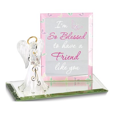 Glass Baron Angel Friendship Figurine Gift