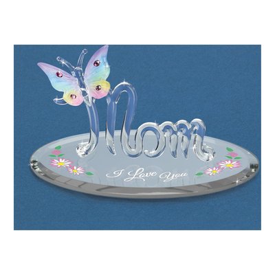 Glass Baron Mom I Love You Butterfly Figurine – view 3