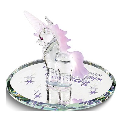 Sparkle Wherever You Go Unicorn Glass Figurine – view 2