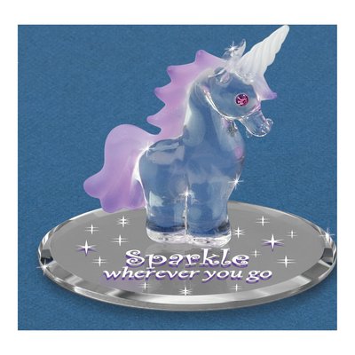 Sparkle Wherever You Go Unicorn Glass Figurine – view 4