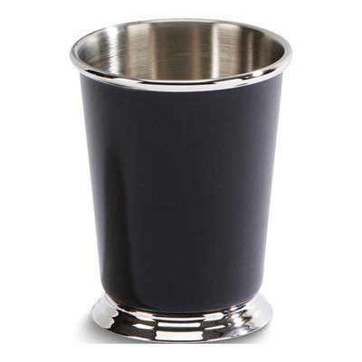Black Stainless Steel Mint Julep Cup, Engravable