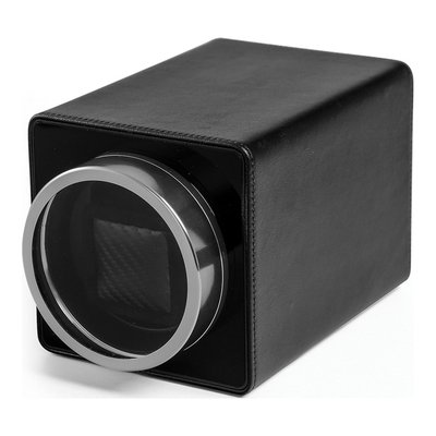Black Faux Leather Single Watch Winder – view 2