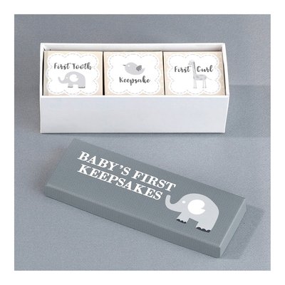 Baby's First Tooth & Curl Keepsake Box Set