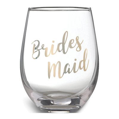 Lillian Rose Bridesmaid Stemless Wine Glass