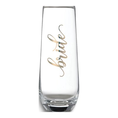 BRIDE Stemless Champagne Glass