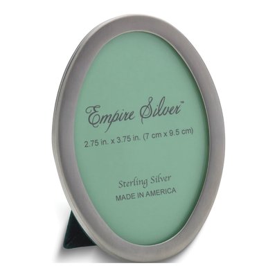 Sterling Silver 2.75x3.75 Oval Photo Frame