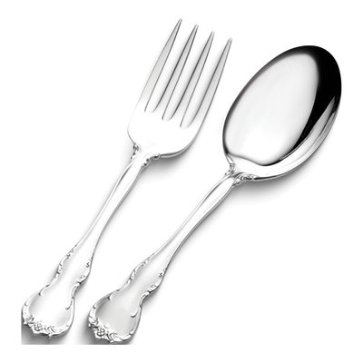 Sterling Silver Towle French Provincial 2-Piece Baby Flatware Set