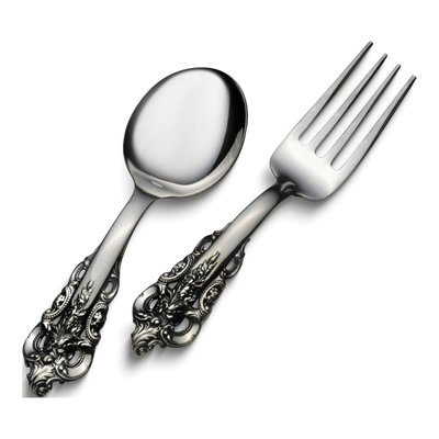 Wallace Grand Baroque Sterling Silver Baby Flatware Set