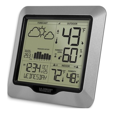 Wireless Weather Station with Atomic Clock & Alarm – view 2