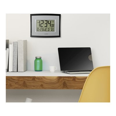 Digital Wall/Table Clock with Alarm & Temperature – view 3