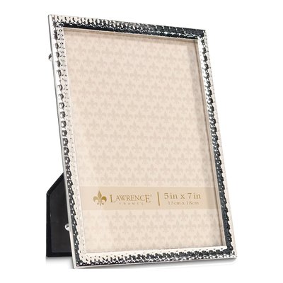 Silver-Tone Hammered 5x7 Photo Frame Gift – view 2