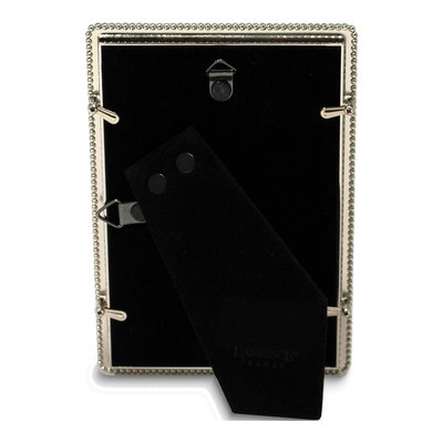 Silver-Tone Beaded Edge 4x6 Photo Frame – view 3