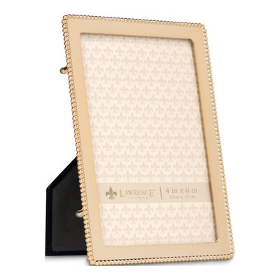 4x6 Gold-Tone Beaded Photo Frame – view 2