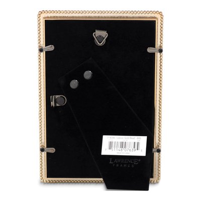 4x6 Gold-Tone Beaded Photo Frame – view 3