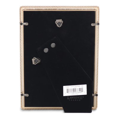 5x7 Gold-Tone Beaded Metal Photo Frame – view 3