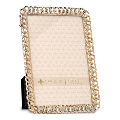 4x6 Gold-Tone Eternity Rings Photo Frame – view 2