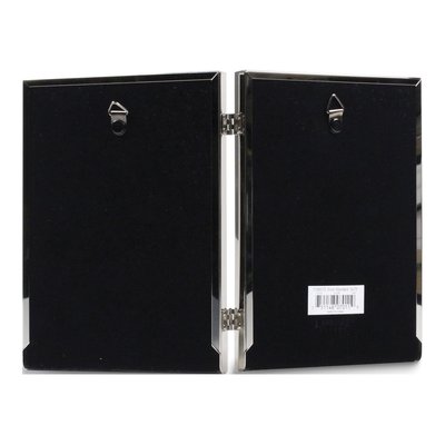 5x7 Hinged Double Silver-Tone Photo Frame – view 2