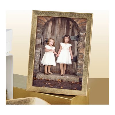 4x6 Chloe Textured Gold-Tone Photo Frame – view 4