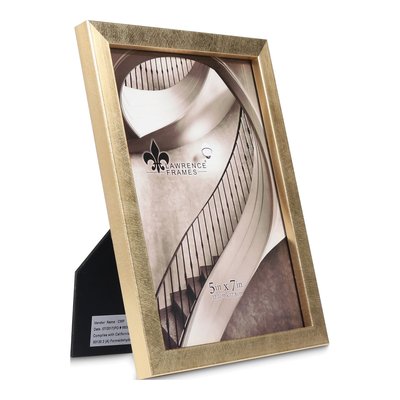 Chloe 5x7 Textured Gold-Tone Picture Frame – view 2