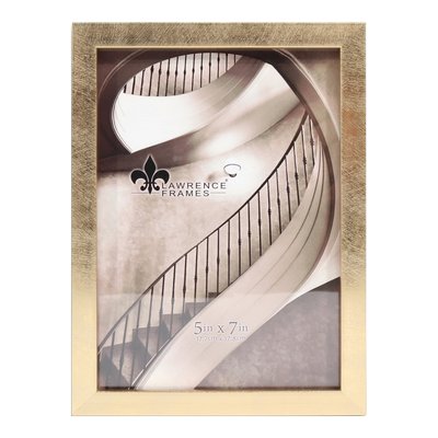 Chloe 5x7 Textured Gold-Tone Picture Frame