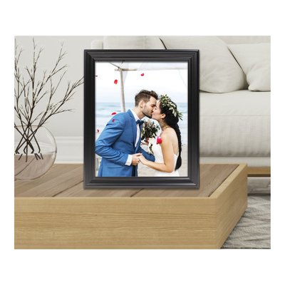 8x10 Classic Detailed Black Photo Frame – view 3