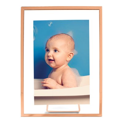 5x7 Garett Copper-Tone Metal Float Frame – view 3