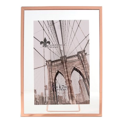 5x7 Garett Copper-Tone Metal Float Frame