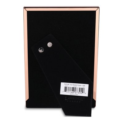 4x6 Fawn Pin Dot Rose-Tone Metal Picture Frame – view 3